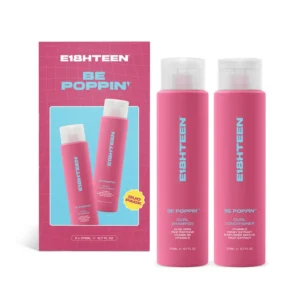 Eighteen Be Poppin’™ Curl Shampoo & Conditioner Duo