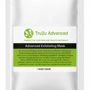Advanced sheet exfoliating for beauty and skincare