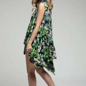Floral Tropical Vest