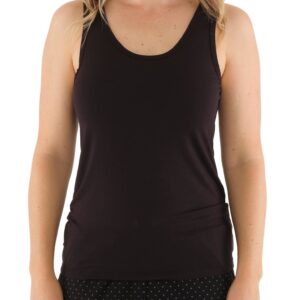 Women's Black Bamboo Tank Top