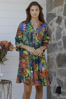 Cotton printed dress