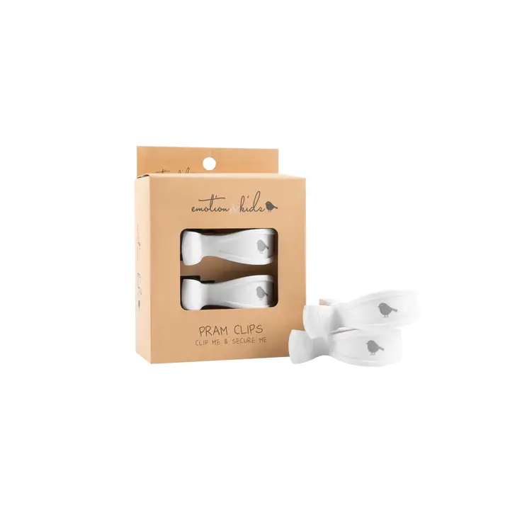 Pram Clips White